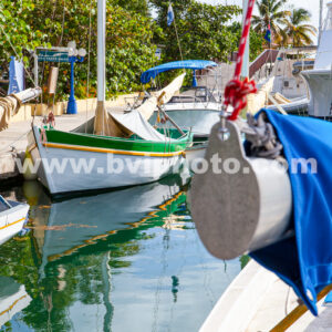 Tortola Sloops Dockside - paper print