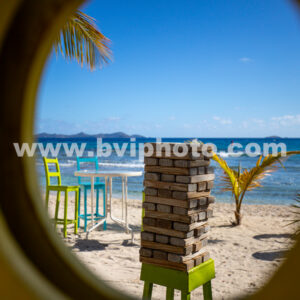 Beach Jenga - paper print