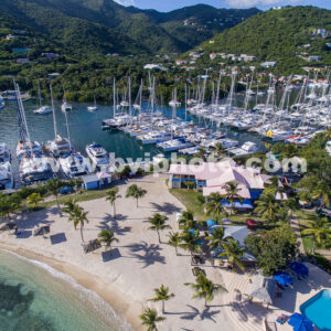 Peg Legs Aerial - paper print